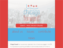 Tablet Screenshot of chicagoforward.org